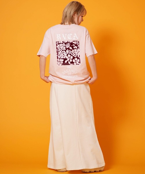 RVCA(ルーカ)の「RVCA/ルーカ レディース 半袖 Tシャツ BG043203(Tシャツ/カットソー・レディース・ブラック/ライトピンク/ホワイト・S/M)」の22枚目の写真