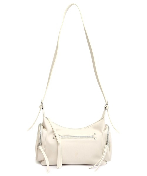 ANAP(アナップ)の「シンプル サイドポケット ショルダーバッグ(ショルダーバッグ・レディース・ホワイト/ブラック・F)」の18枚目の写真