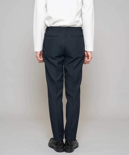 a.v.v(アーヴェヴェ)の「【イージーケア/洗濯機で洗える/ストレッチ】グレンチェックストレッチスマートスラックス(その他パンツ・メンズ・ネイビー・48/50/46)」の4枚目の写真