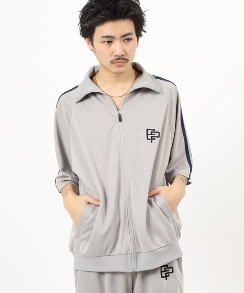 FUNALIVE(ファンアライブ)の「ハイネック ロゴ 5分袖 トラックジャケット(Tシャツ/カットソー・メンズ・ブラック/グレー/ネイビー/ブラウン・LL/L/M)」の20枚目の写真