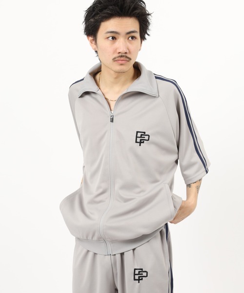 FUNALIVE(ファンアライブ)の「ハイネック ロゴ 5分袖 トラックジャケット(Tシャツ/カットソー・メンズ・ブラック/グレー/ネイビー/ブラウン・LL/L/M)」の21枚目の写真