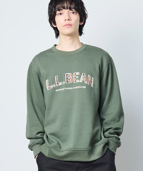 L.L.Bean(エルエルビーン)の「エッセンシャル・グラフィック・スウェットシャツ、クルーネック 米国フィット・レギュラー(スウェット・メンズ・グリーン/ヘザーグレー/ネイビー・SMALL/LARGE/MEDIUM)」の21枚目の写真