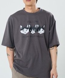 フェイスアニマル柄TEE(M1)