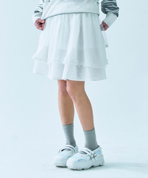 TUOMIO（トゥオミオ）の「EYELET TUTU SKIRT [WHITE]（スカート）」