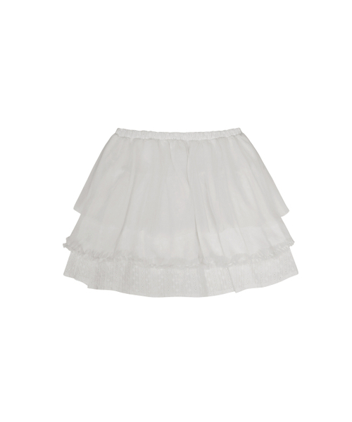 TUOMIO（トゥオミオ）の「EYELET TUTU SKIRT [WHITE]（スカート・レディース・その他・F）」の3枚目の写真