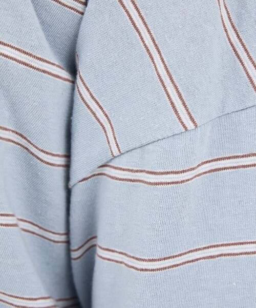 Rouge vif la cle（ルージュヴィフラクレ）の「【Le Melange/ル・メランジュ】マルチボーダーTee/8分袖/クルーネックTee【WEB限定】（Tシャツ/カットソー・レディース・レッド/サックスブルー・フリー）」の18枚目の写真