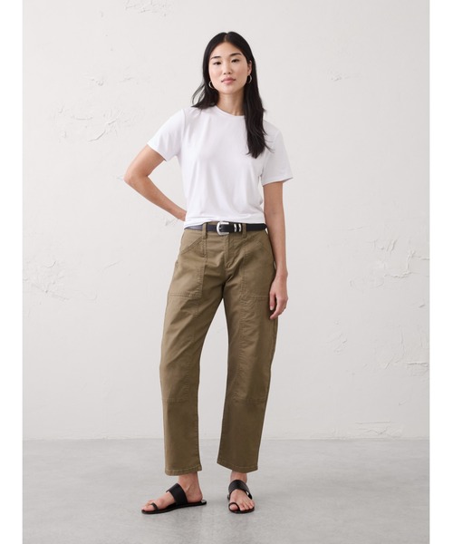 BANANA REPUBLIC FACTORY STORE(バナナリパブリック ファクトリーストア)の「BANANA REPUBLIC FACTORY STORE 日本限定 LUXE リュクスTシャツ(Tシャツ/カットソー・レディース・ネイビー/ホワイト/ブラック・S/XS/M/L)」の7枚目の写真