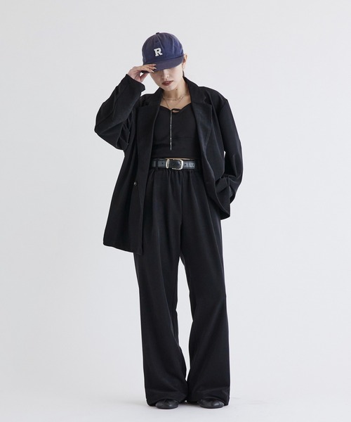 Lui's（ルイス）の「コードピケイージーパンツ（その他パンツ・メンズ・ブラック/カーキ・S/M）」の5枚目の写真