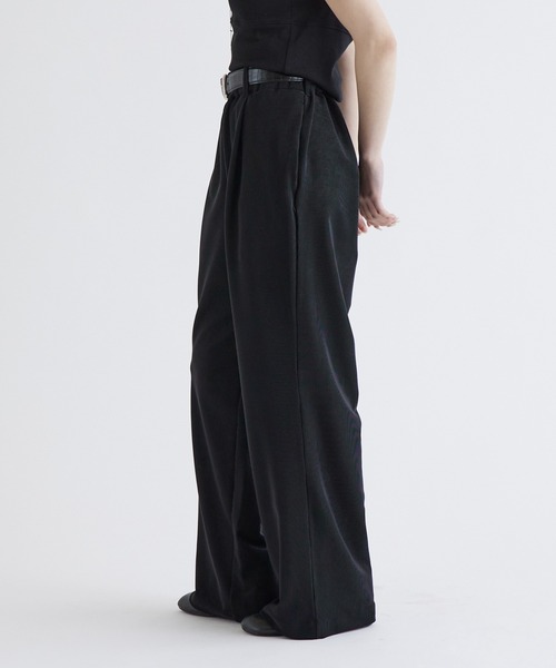 Lui's（ルイス）の「コードピケイージーパンツ（その他パンツ・メンズ・ブラック/カーキ・S/M）」の4枚目の写真