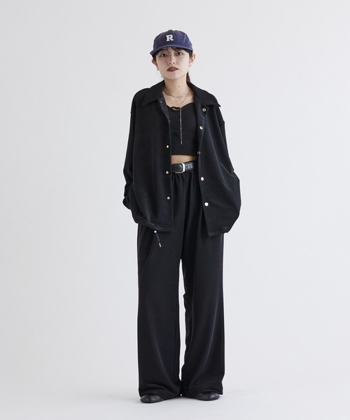 Lui's（ルイス）の「コードピケイージーパンツ（その他パンツ・メンズ・ブラック/カーキ・S/M）」の8枚目の写真