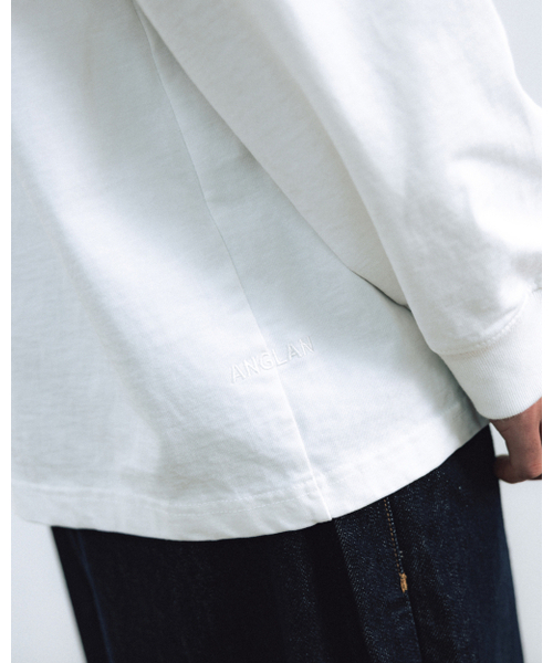 ANGLAN（アングラン）の「Essential Pocket Long Sleeve - White（Tシャツ/カットソー・メンズ・その他・1/2）」の7枚目の写真