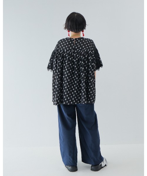 unica(ユニカ)の「alphabetオーガンジーフリルブラウス laides(シャツ/ブラウス・レディース・サックスブルー/ブラック/オフホワイト・F)」の21枚目の写真