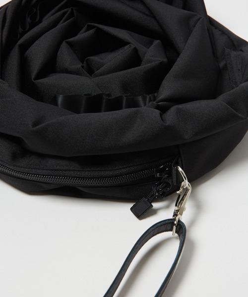 gomme（ゴム）の「フラワーショルダーバッグ（ショルダーバッグ・レディース・ブラック/カーキ・FREE）」の5枚目の写真