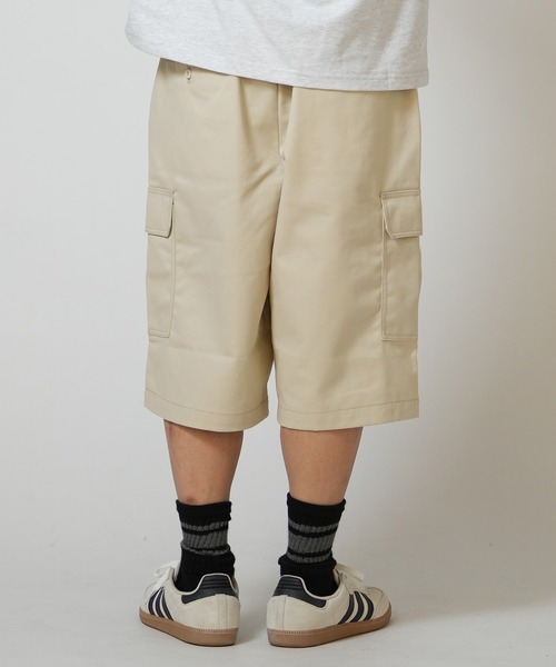Dickies（ディッキーズ）の「【ムラサキスポーツ限定】Dickies/ディッキーズ ハーフパンツ ショートパンツ EASY CARGO SHORTS DY0009（その他パンツ・メンズ・ブラック/チャコールグレー/カーキブラウン/カモフラージュ/ストーン・L/M）」の8枚目の写真