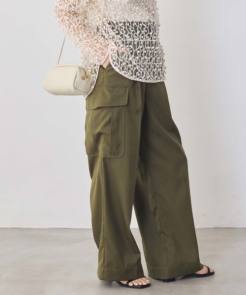 Gready Brilliant(グレディブリリアン)の「ツイルカーゴパンツ(その他パンツ・レディース・カーキ/ベージュ・38/36)」の14枚目の写真