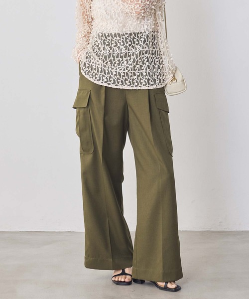 Gready Brilliant(グレディブリリアン)の「ツイルカーゴパンツ(その他パンツ・レディース・カーキ/ベージュ・38/36)」の12枚目の写真