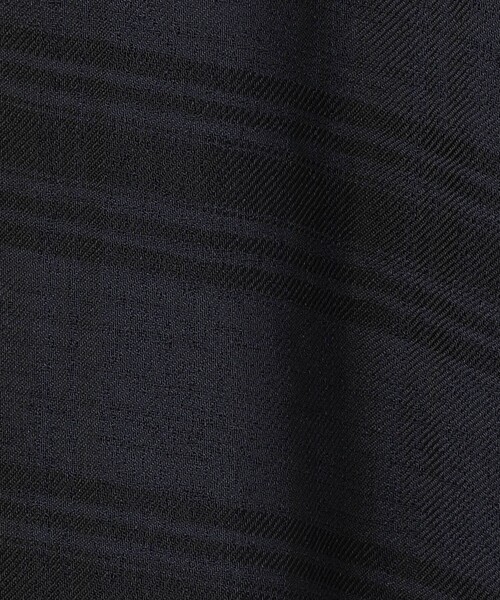 NICOLE white（ニコルホワイト）の「【セットアップ対応】チェックシャツ（シャツ/ブラウス・レディース・ネイビー/オフホワイト・FREE）」の4枚目の写真