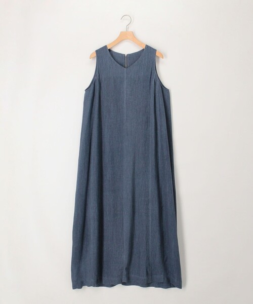 MICO COULIER（ミコクリエ）の「シアーデニムパネルワンピース（ワンピース・レディース・チャコールグレー/ネイビー/サックスブルー・38）」の15枚目の写真
