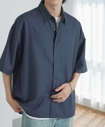 セール】【UNISEX】FAKE BLOCKING H/S SHIRTS/フェイクブロッキング