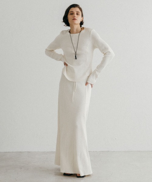 CREDONA(クレドナ)の「STONE PENDANT NECKLACE/ストーンペンダントネックレス(ネックレス・レディース・ブラック・FREE)」の4枚目の写真