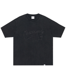 APPLIQUE T-SHIRT - WASHED BLACK