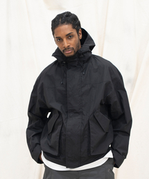 KALAPATTHAR（カラパタール）の「NYLON RIPSTOP LIGHT WEIGHT SHELL SHORT-JACKET - BLACK（ナイロンジャケット）」
