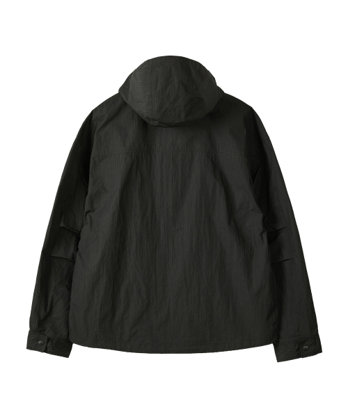 KALAPATTHAR(カラパタール)の「NYLON RIPSTOP LIGHT WEIGHT SHELL SHORT-JACKET - BLACK(ナイロンジャケット・メンズ・その他・SMALL/MEDIUM/LARGE)」の5枚目の写真