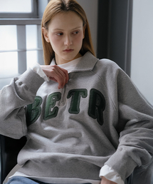 KNOWNBETTER（ノウンベター）の「BETR half zip-up MTM [KNSS05TS07]_Melange gray（スウェット）」