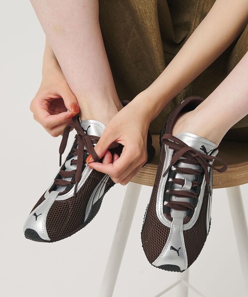 PUMA(プーマ)の「<PUMA>H STREET OG スニーカー(スニーカー・レディース・ブラック/ダークブラウン・25cm/24.5cm/24cm/23.5cm/23cm)」の1枚目の写真