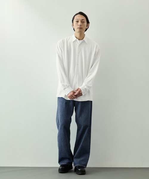 KANEMASA PHIL.(カネマサフィル)の「【KANEMASA PHIL. for KEY TIMEZ/カネマサフィル】別注 46G Modest Shirt(シャツ/ブラウス・メンズ・ホワイト/ダークグレー/ベージュ/ブルー・S/M/L)」の6枚目の写真