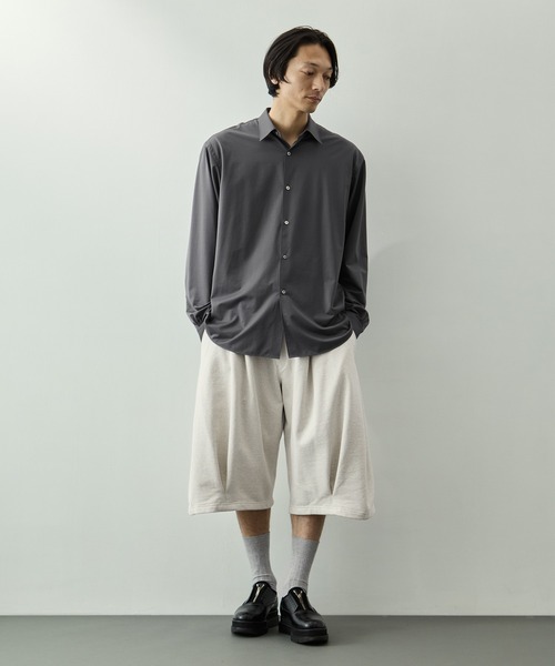 KANEMASA PHIL.(カネマサフィル)の「【KANEMASA PHIL. for KEY TIMEZ/カネマサフィル】別注 46G Modest Shirt(シャツ/ブラウス・メンズ・ホワイト/ダークグレー/ベージュ/ブルー・S/M/L)」の7枚目の写真