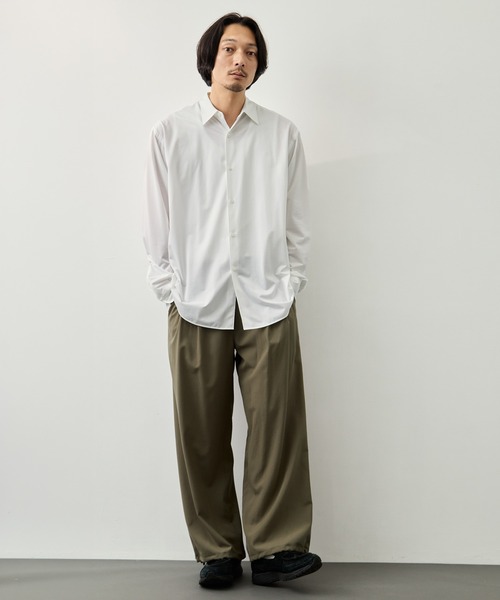 KANEMASA PHIL.(カネマサフィル)の「【KANEMASA PHIL. for KEY TIMEZ/カネマサフィル】別注 46G Modest Shirt(シャツ/ブラウス・メンズ・ホワイト/ダークグレー/ベージュ/ブルー・S/M/L)」の21枚目の写真