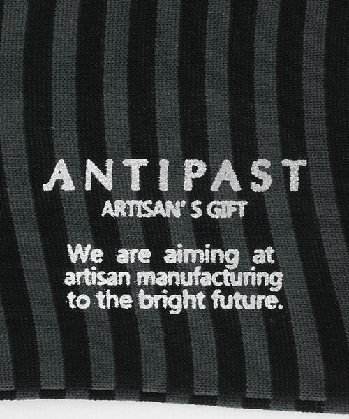 ANTIPAST(アンティパスト)の「<ANTIPAST>カラーボーダー ソックス(ソックス/靴下・メンズ・グレー系/ホワイト/ブラック/ベージュ・FREE)」の7枚目の写真