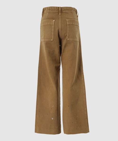 TANAKA(タナカ)の「NEW CLASSIC WORK JEANS(デニムパンツ・レディース・カーキ・25/26)」の2枚目の写真