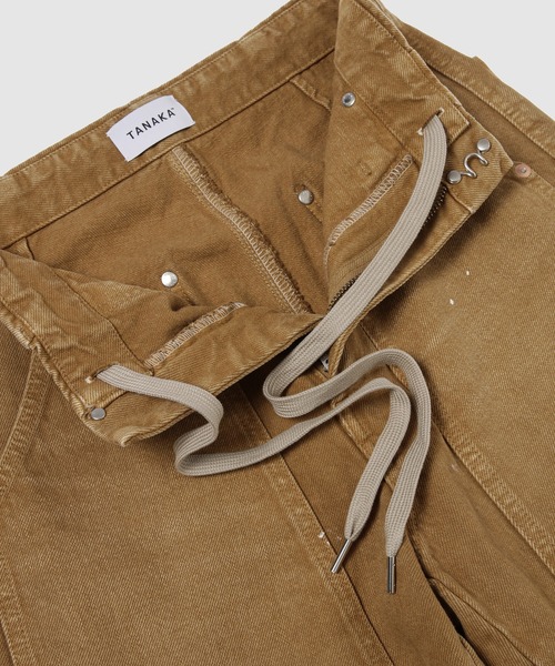 TANAKA(タナカ)の「NEW CLASSIC WORK JEANS(デニムパンツ・レディース・カーキ・25/26)」の6枚目の写真