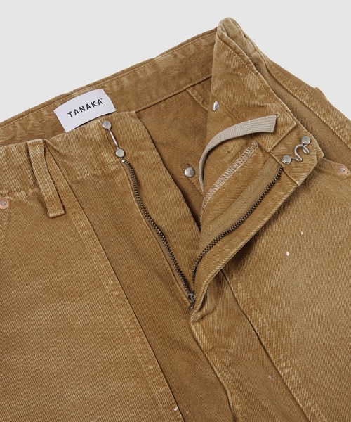 TANAKA(タナカ)の「NEW CLASSIC WORK JEANS(デニムパンツ・レディース・カーキ・25/26)」の7枚目の写真