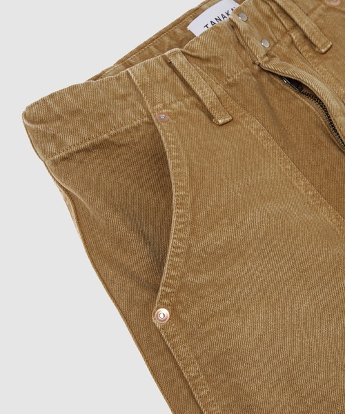 TANAKA(タナカ)の「NEW CLASSIC WORK JEANS(デニムパンツ・レディース・カーキ・25/26)」の8枚目の写真