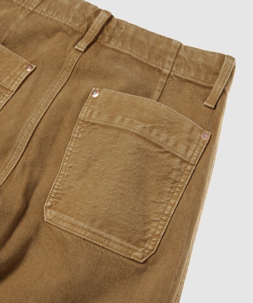 TANAKA(タナカ)の「NEW CLASSIC WORK JEANS(デニムパンツ・レディース・カーキ・25/26)」の9枚目の写真