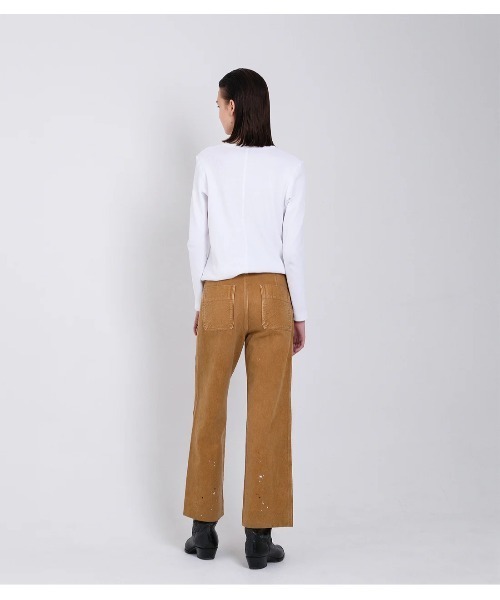 TANAKA(タナカ)の「NEW CLASSIC WORK JEANS(デニムパンツ・レディース・カーキ・25/26)」の5枚目の写真