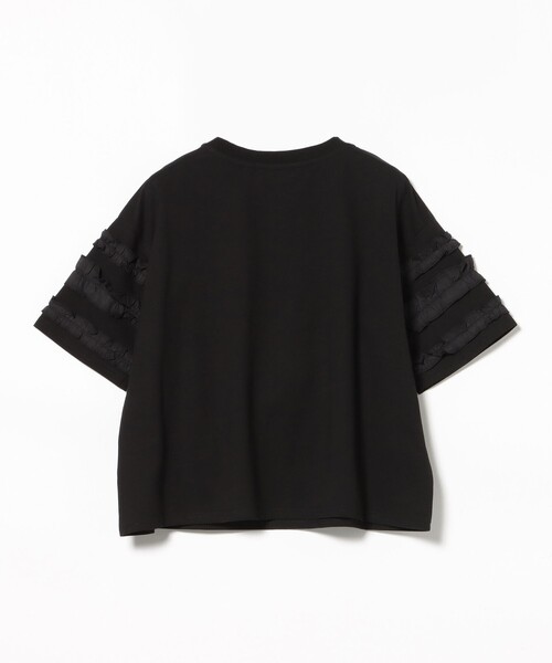 BEAMS HEART(ビームスハート)の「フル フリル Tシャツ(Tシャツ/カットソー・レディース・ブラック/ブラウン/オフホワイト・FREE)」の8枚目の写真