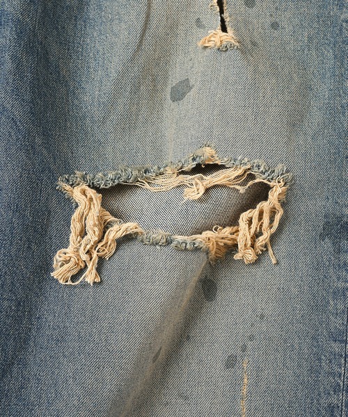 DAIRIKU(ダイリク)の「80Year Damage Wide Denim Pants(デニムパンツ・メンズ・インディゴブルー・29(M)/31(L))」の7枚目の写真