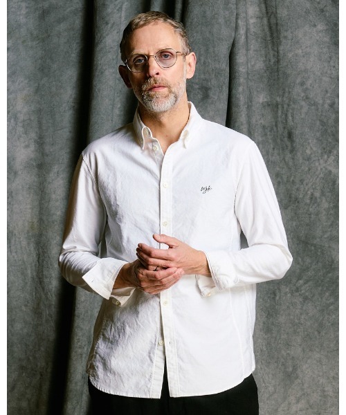 wjk(ダヴルジェイケイ)の「classic B.D shirt(シャツ/ブラウス・メンズ・ホワイト/ブラック/ネイビー・SMALL/MEDIUM/LARGE/X-LARGE)」の1枚目の写真