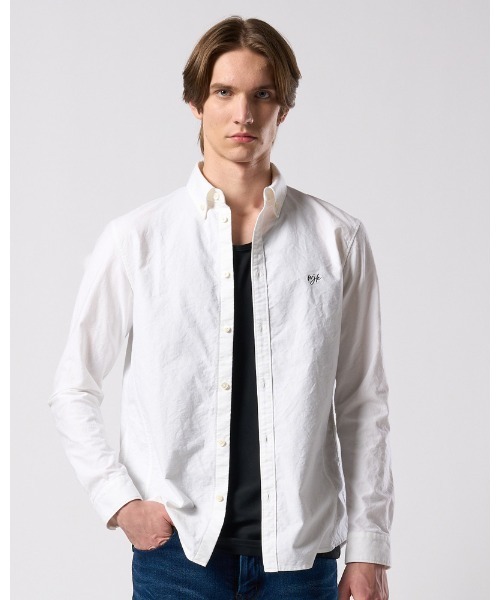 wjk(ダヴルジェイケイ)の「classic B.D shirt(シャツ/ブラウス・メンズ・ホワイト/ブラック/ネイビー・SMALL/MEDIUM/LARGE/X-LARGE)」の5枚目の写真