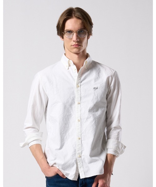 wjk(ダヴルジェイケイ)の「classic B.D shirt(シャツ/ブラウス・メンズ・ホワイト/ブラック/ネイビー・SMALL/MEDIUM/LARGE/X-LARGE)」の8枚目の写真