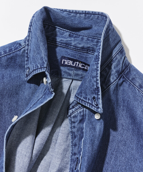 NAUTICA/ノーティカ ヴィンテージライク デニム BDシャツ（シャツ