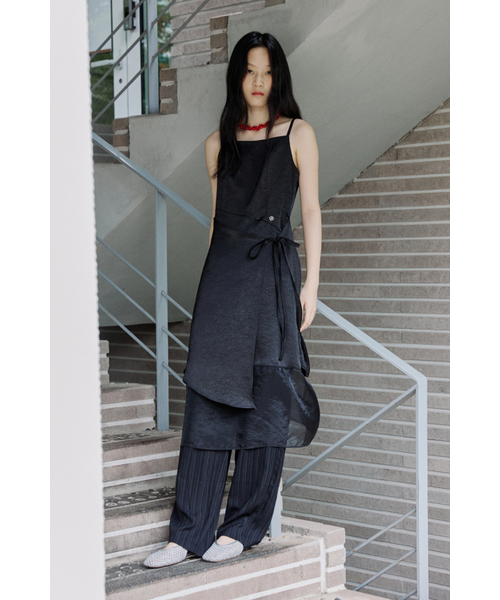 BAILIER(バイリエ)の「オーガンザレイヤードロングワンピース(ブラック)(ワンピース・レディース・その他・FREE)」の1枚目の写真