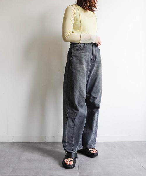 Fabby fabby(ファビィーファビィー)の「【足裏フィット】厚底クロストングサンダル(サンダル・レディース・ブラック/ブラウン/ベージュ・MEDIUM/LARGE/SMALL)」の11枚目の写真