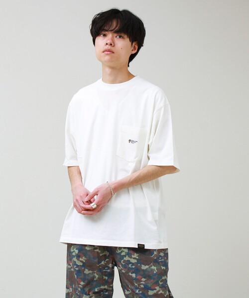 PENDLETON(ペンドルトン)の「【PENDLETON/ペンドルトン】Logo EMB Pocket Tee(Tシャツ/カットソー・メンズ・アイボリー/ブラック/ミント/オフホワイト・M/L)」の1枚目の写真