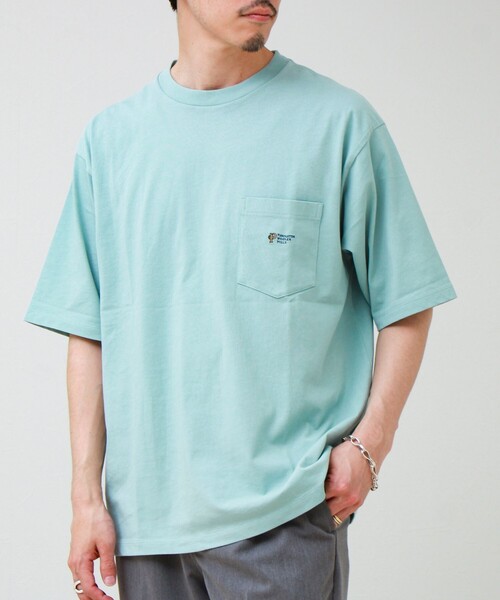 PENDLETON(ペンドルトン)の「【PENDLETON/ペンドルトン】Logo EMB Pocket Tee(Tシャツ/カットソー・メンズ・アイボリー/ブラック/ミント/オフホワイト・M/L)」の4枚目の写真