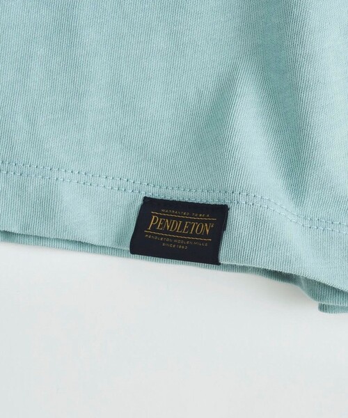 PENDLETON(ペンドルトン)の「【PENDLETON/ペンドルトン】Logo EMB Pocket Tee(Tシャツ/カットソー・メンズ・アイボリー/ブラック/ミント/オフホワイト・M/L)」の10枚目の写真